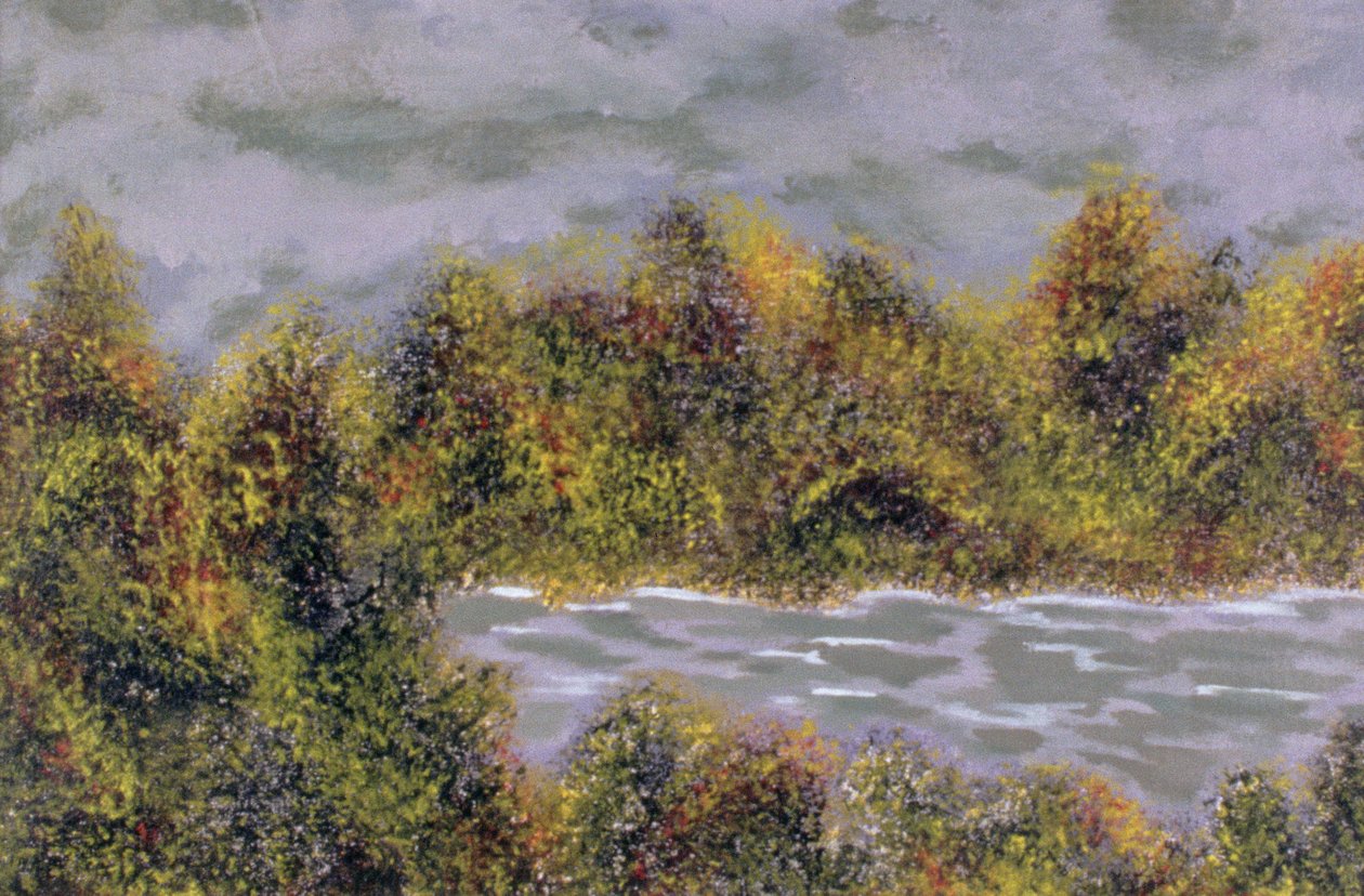 Tichá bouře, 2004 (akryl na papíře) od Kurtis L. Miller