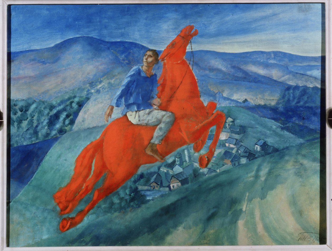 Ozdobný. Obraz Kuzmy Sergejeviče Petrov Vodkin (Petrov-Vodkin) (Kouzma Petrov Vodkin) (Petrov-Vodkin) (1878-1939), olej na plátně od Kuzma Sergeevich Petrov Vodkin