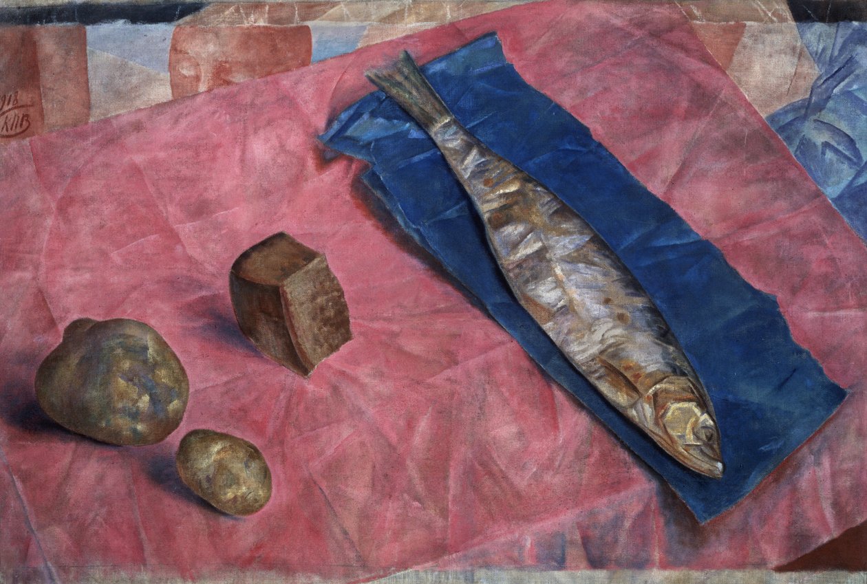 Sleď, 1918 (olej na plátně) od Kuzma Sergeevich Petrov Vodkin