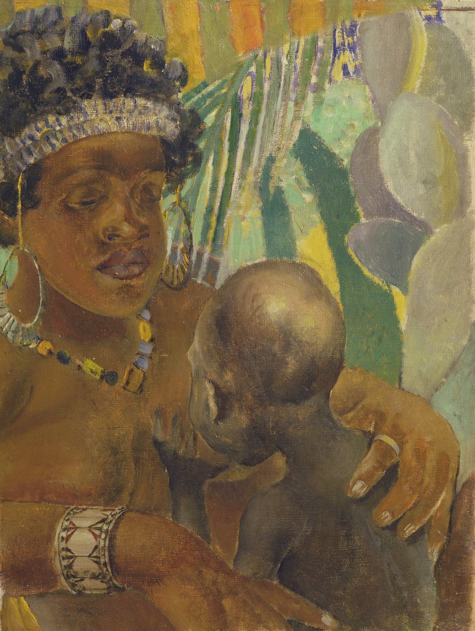 Negress, 1907 od Kuzma Sergeevich Petrov Vodkin