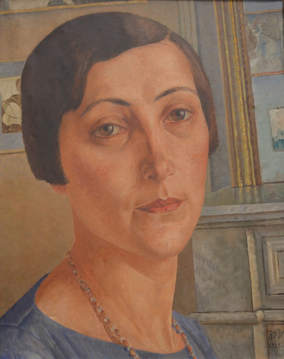 Portrét Salomey Nikolajevny Andronikové 1888-1982. od Kuzma Sergeevich Petrov Vodkin