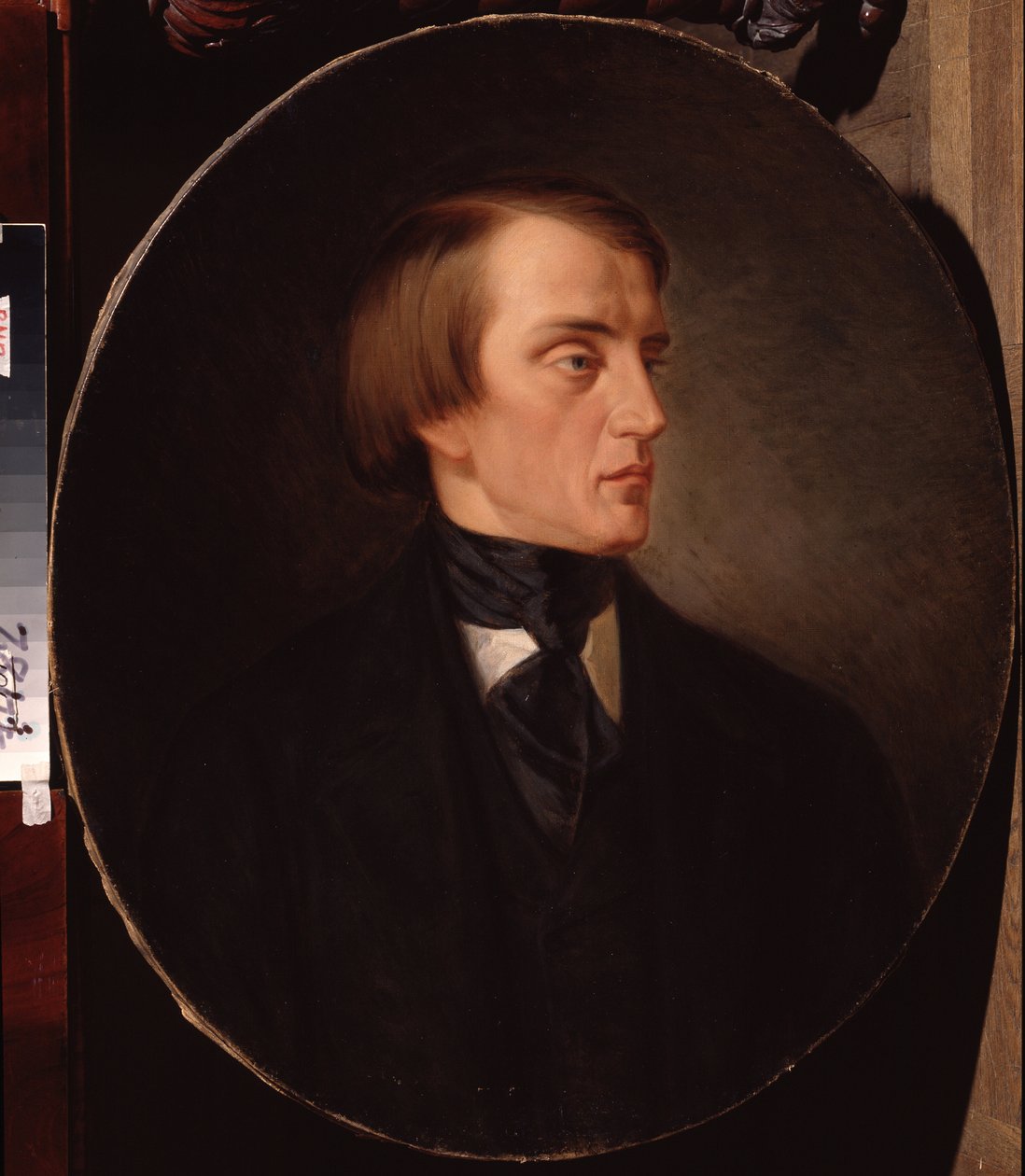 ""Portrét ruského literárního kritika Vissariona Belinského (Bielinski) (1811-1848)"" Malba Kirilla Gorbounova (Gorbunova) (1822-1891) 1876 Pushkin Memorial Museum, Petrohrad od Kyrill Antonovitch Gorbunov