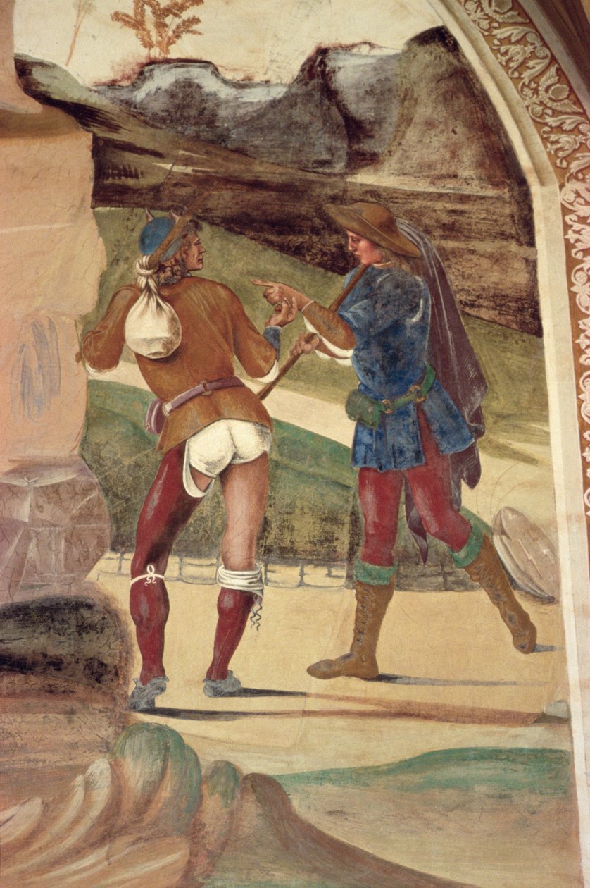 Život svatého Benedikta (detail) od L. and Sodoma, G. Signorelli