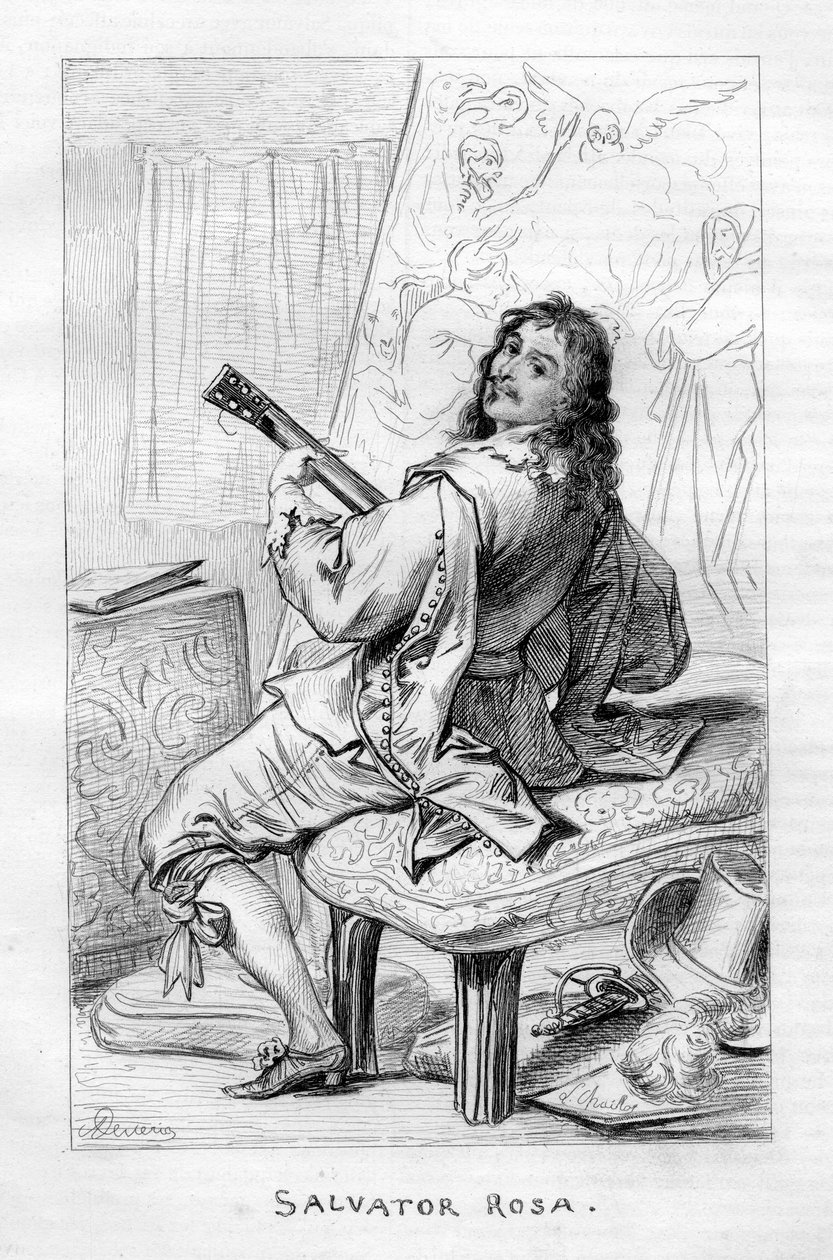 rytý portrét od «L. Chaillot» d Devéria