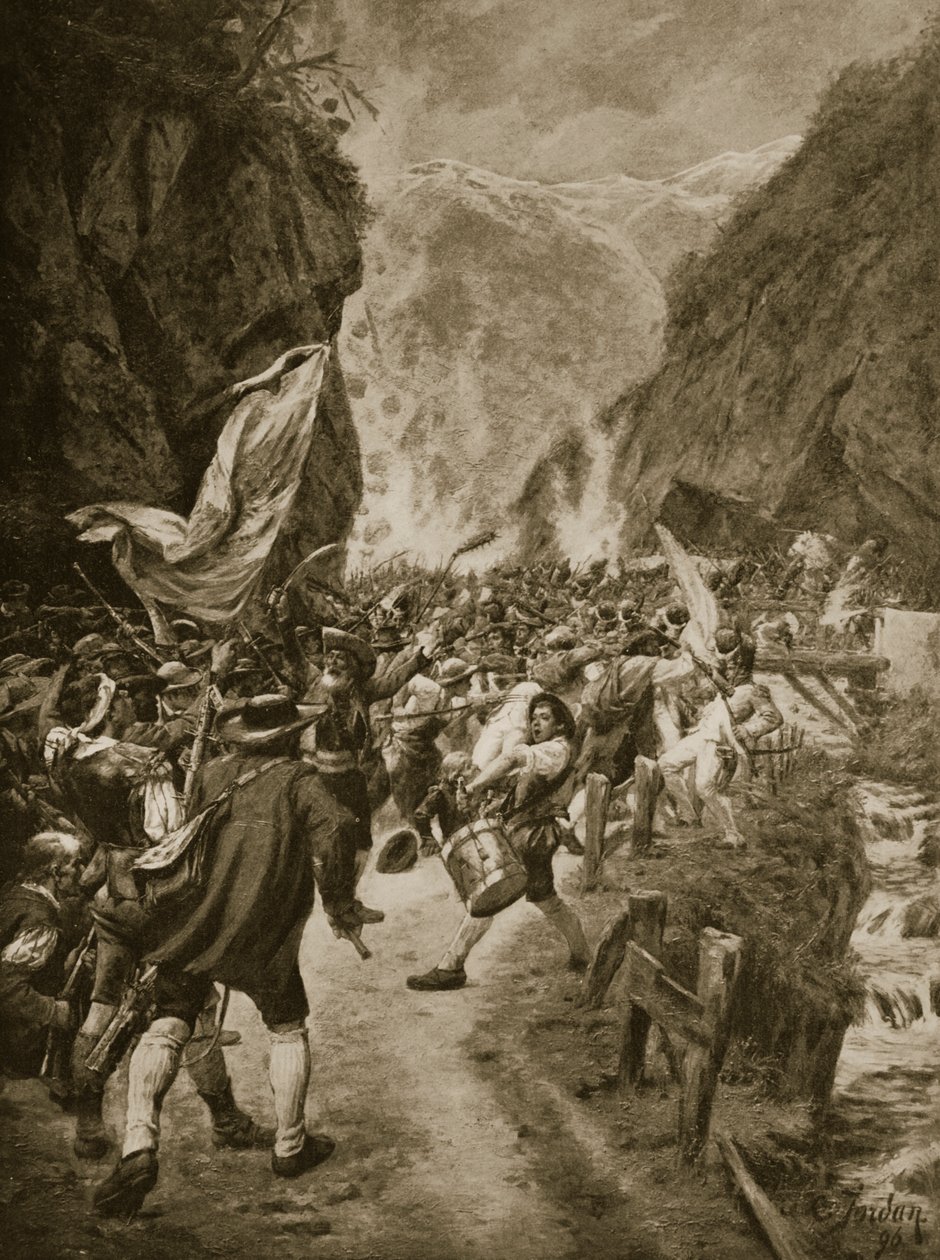 Tyrolské povstání, 1809 od L. Jordan
