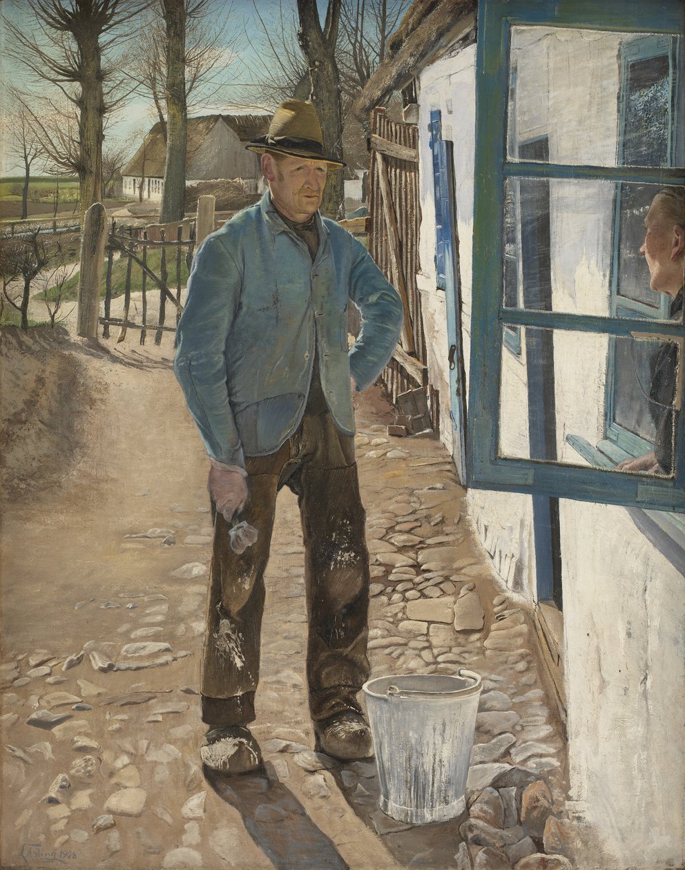 Vybílení starého domu od Laurits Andersen Ring