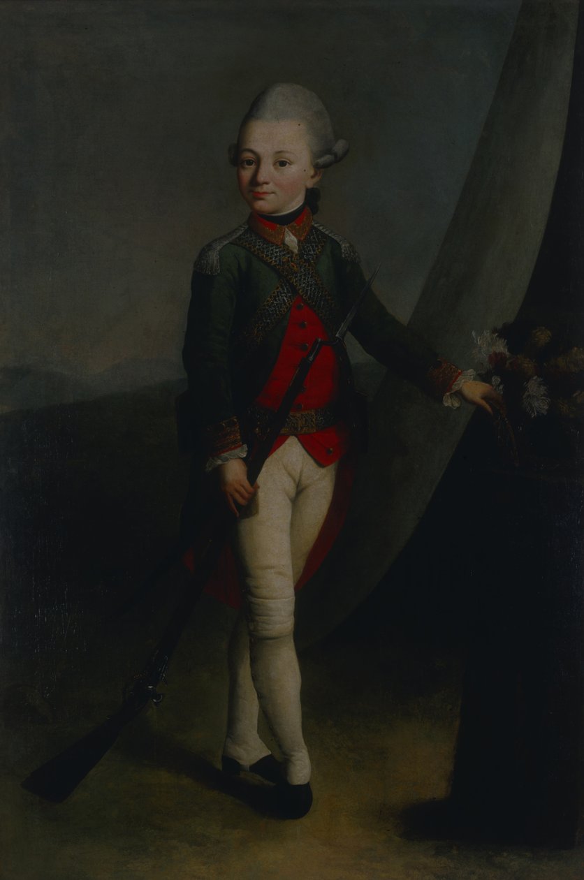 Portrét Petra Alexejeviče Turčaninova 1769-1815, 1777 od L.S. Stanishchevsky