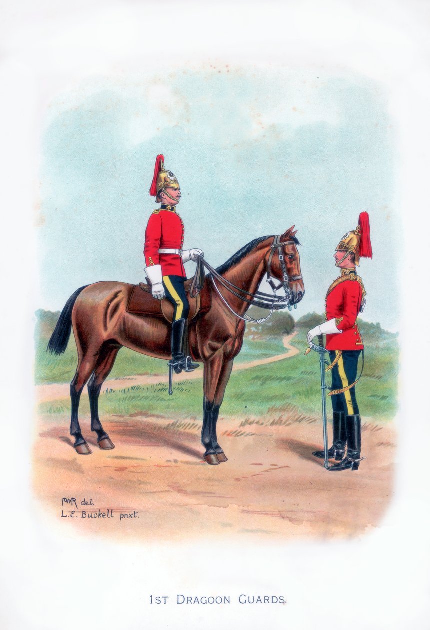První dragounská garda, 1915. od L. E. Buckell