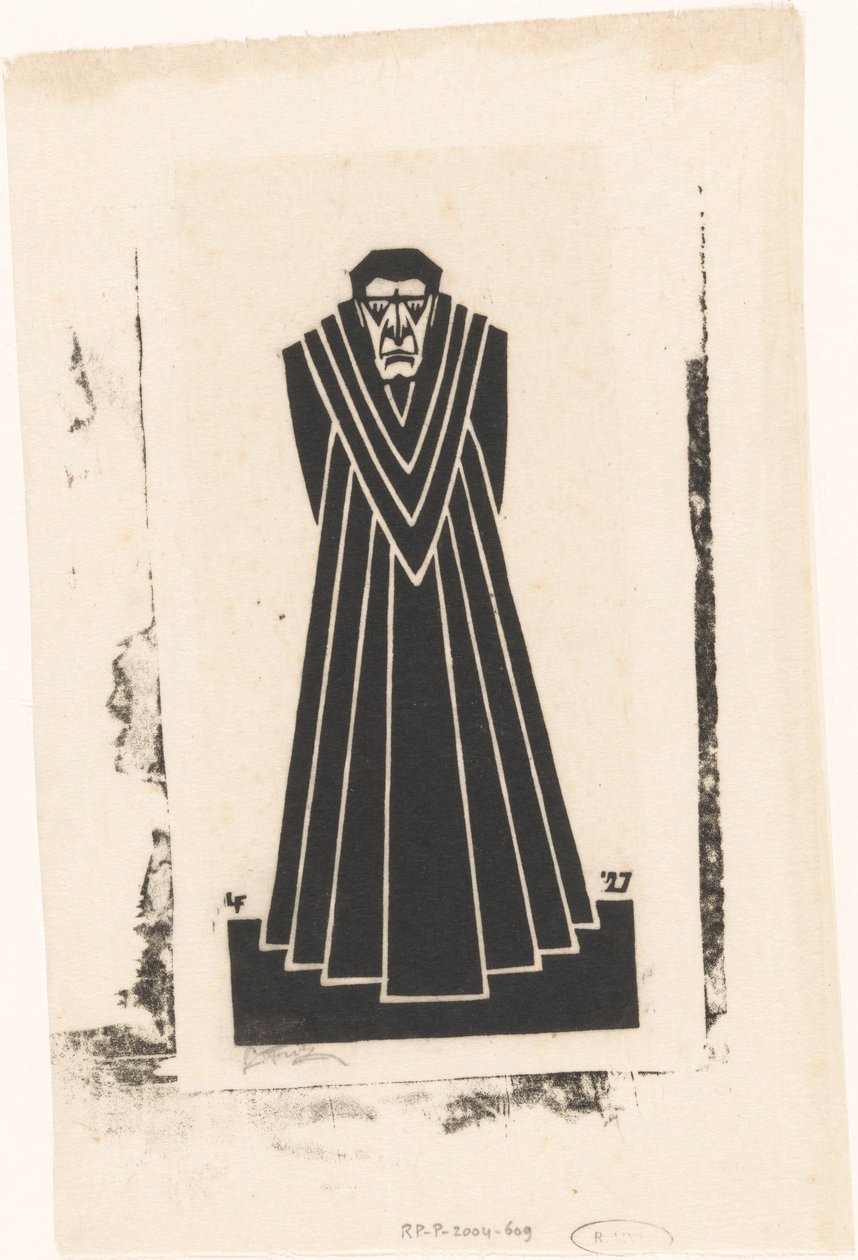 Kněz v tóze od L. Fritz (signed by artist)