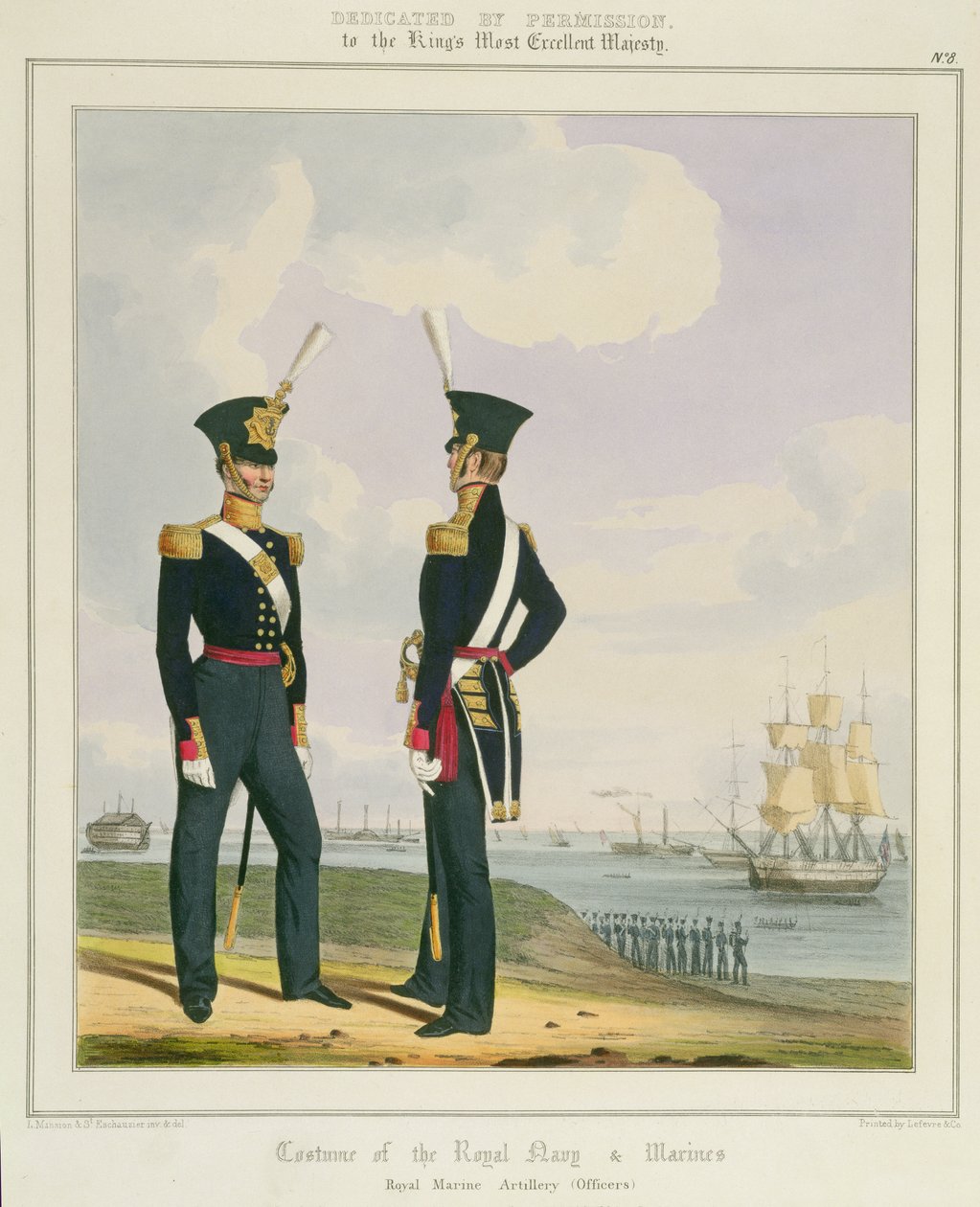 Royal Marine Artillery Officers, deska 8 z 