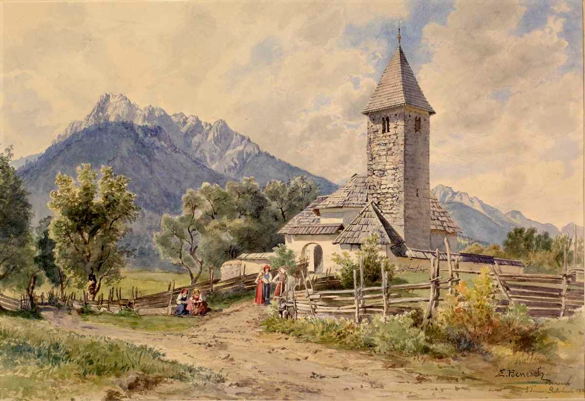 Kostel sv. Tomaz v Rateči od Ladislav Benesch