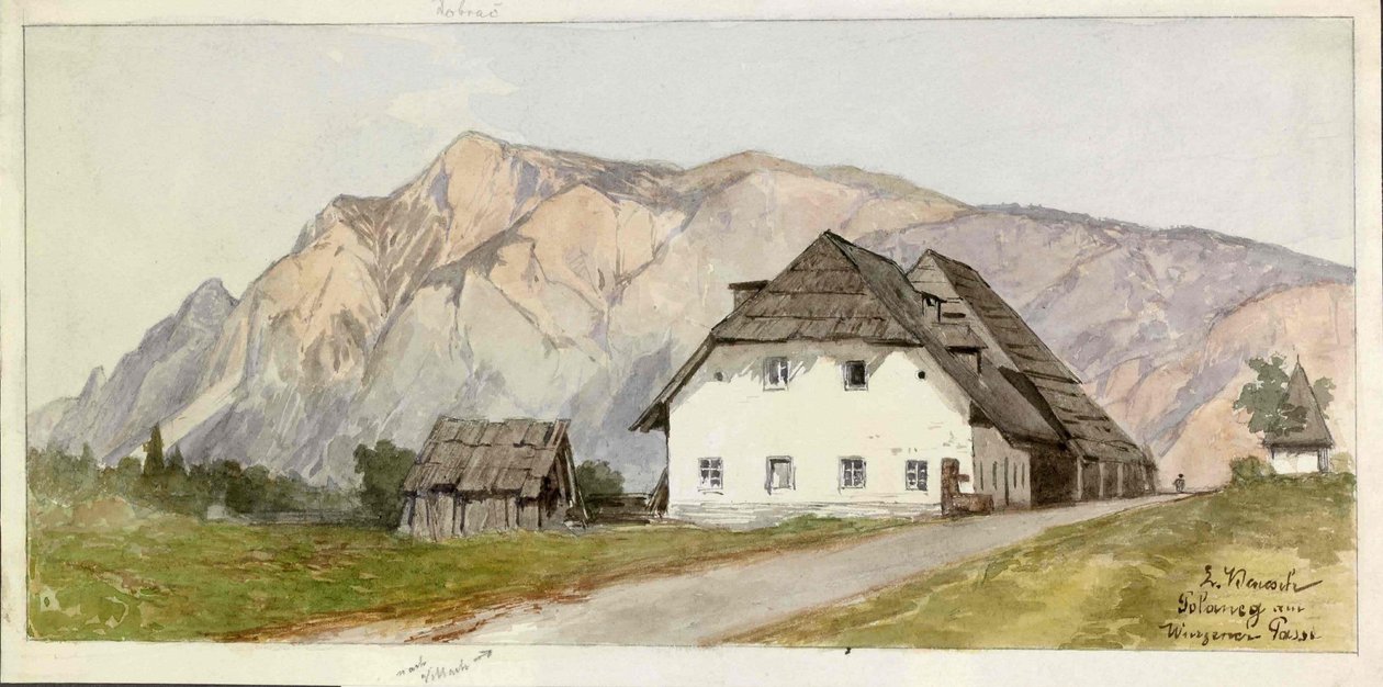 Dobrac s Podkorenskega sedlan od Ladislav Benesch