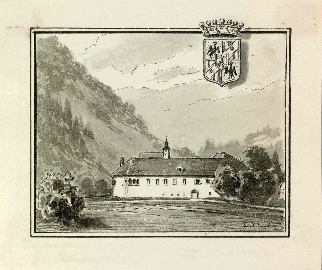 Pustální panství poblíž Skofja Loka od Ladislav Benesch