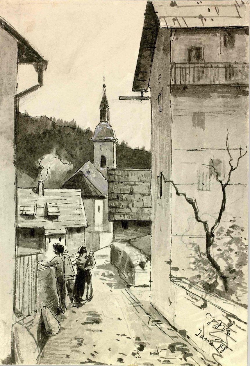 Motiv od Idriji IIn od Ladislav Benesch