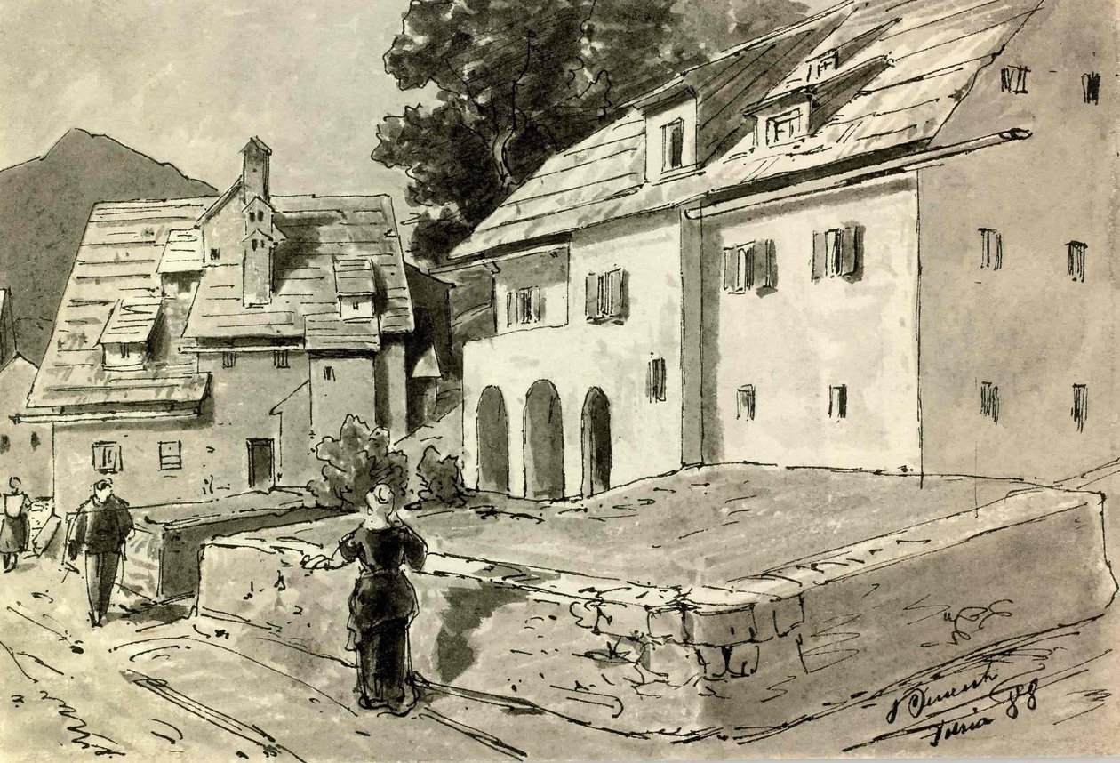 Motiv od Idrijena od Ladislav Benesch