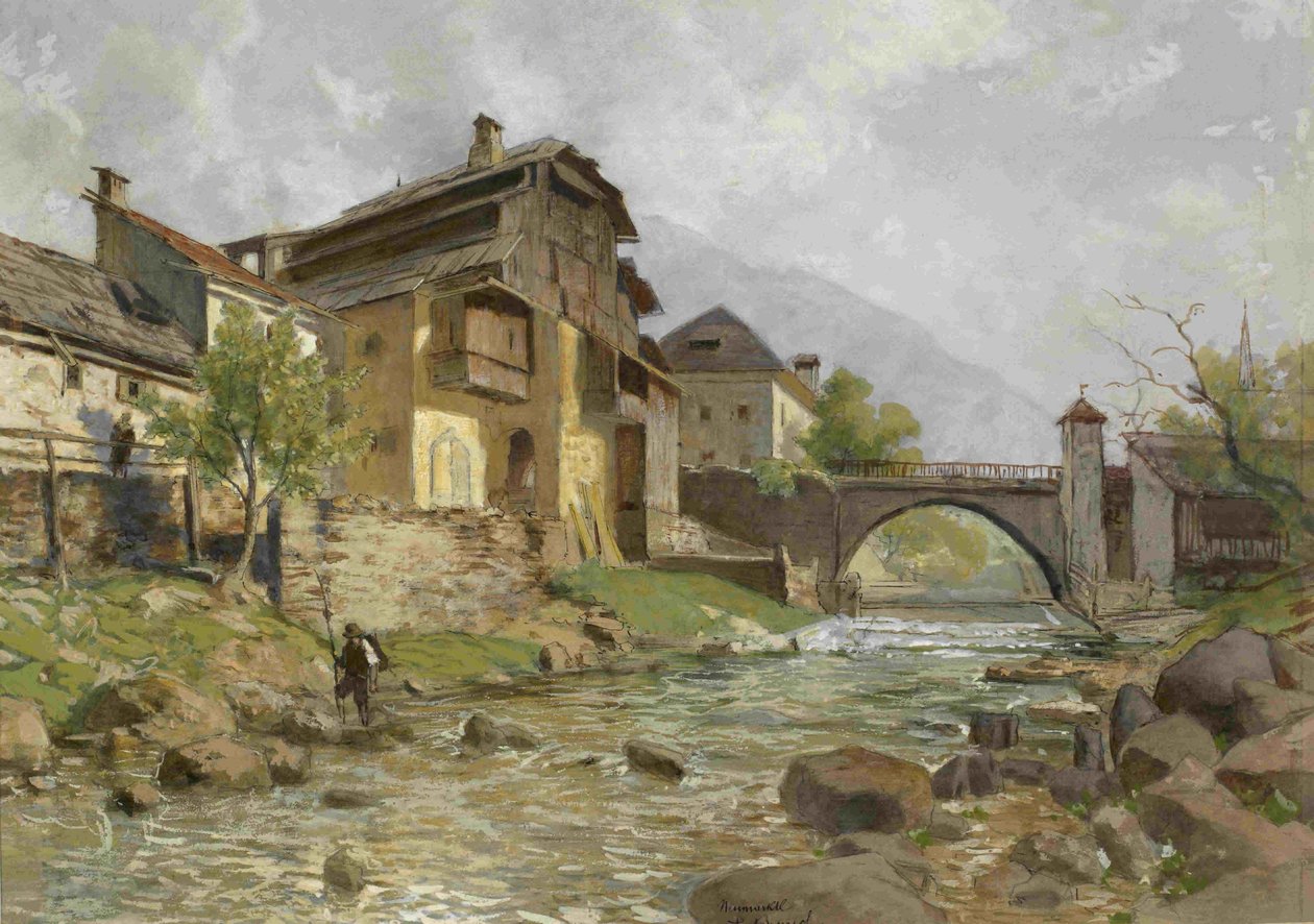 Pohled na Trzic a Trziska Bistrica IIn od Ladislav Benesch