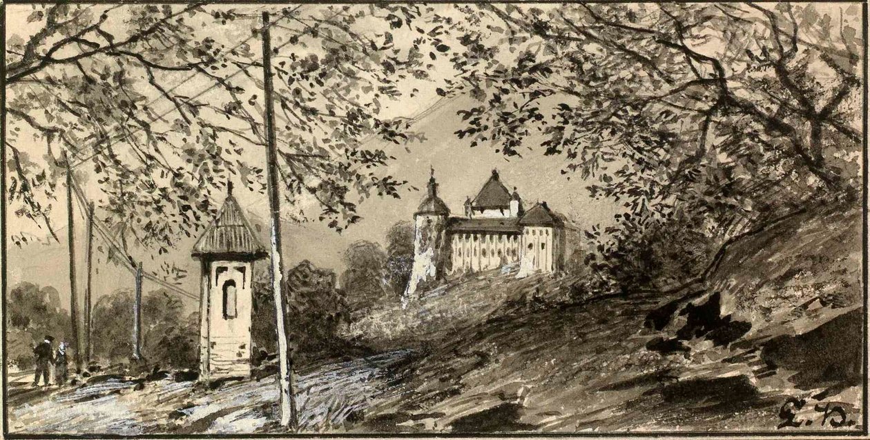 Pohled na Skofja Loka od Ladislav Benesch