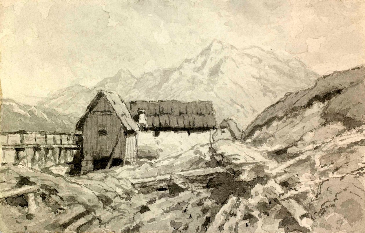 Krajina s mlýnem od Ladislav Benesch