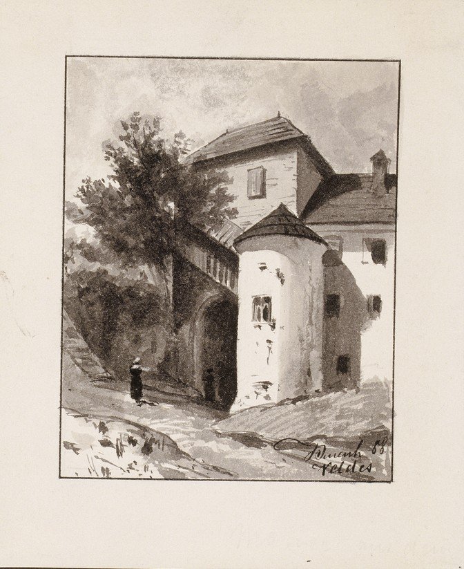 Vstup na hrad Bled od Ladislav Benesch