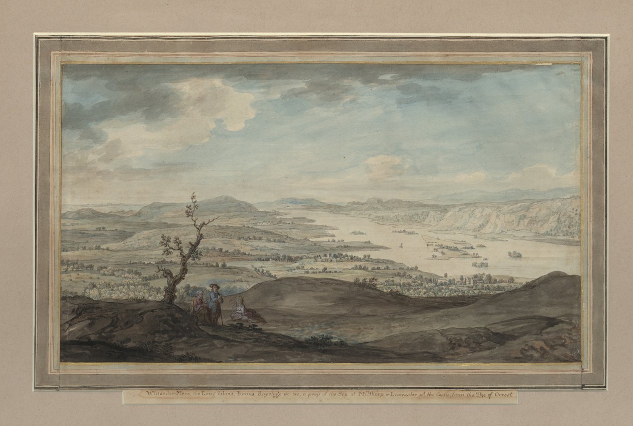 Winander-Mere, kolem 1770-80 od Lady Mary Lowther