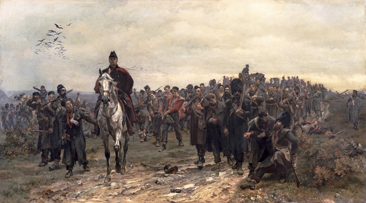 Návrat z Inkermanu v roce 1854 od Lady (1846 1933) Butler