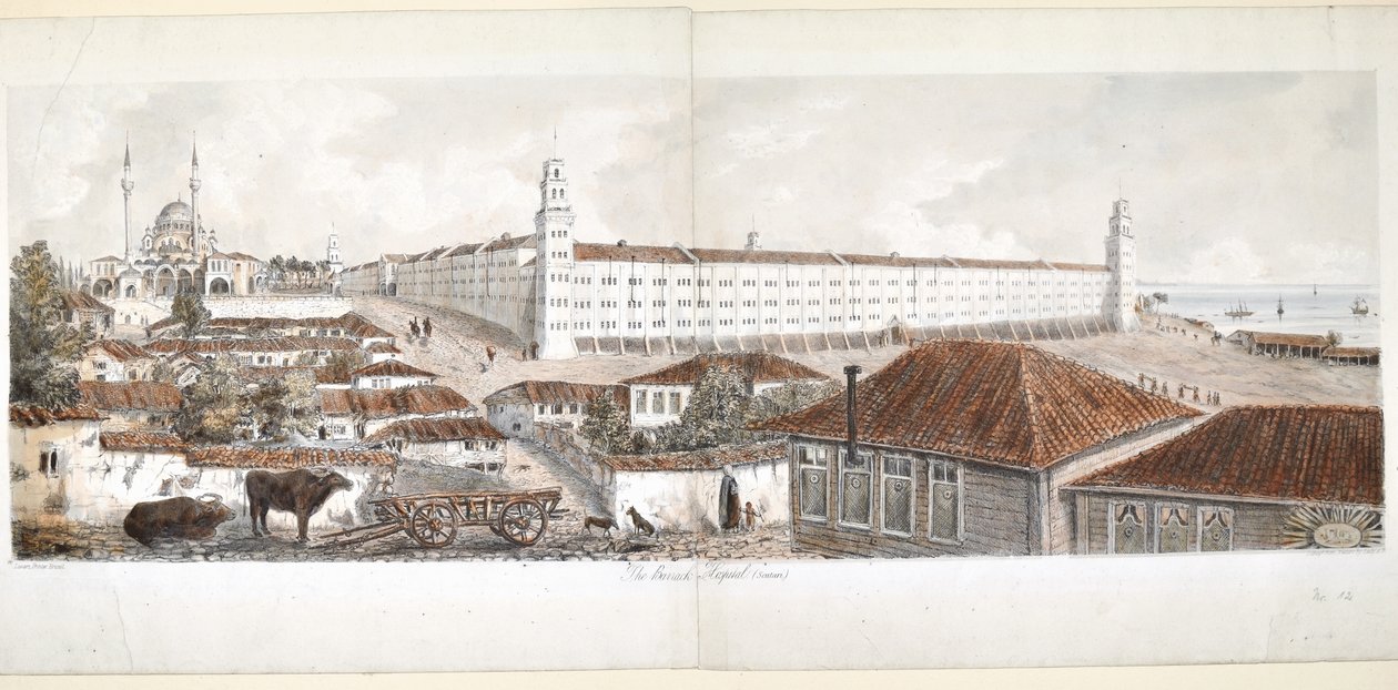 Pohled na kasárenskou nemocnici ve Scutari, 1857 od Lady Alicia Blackwood