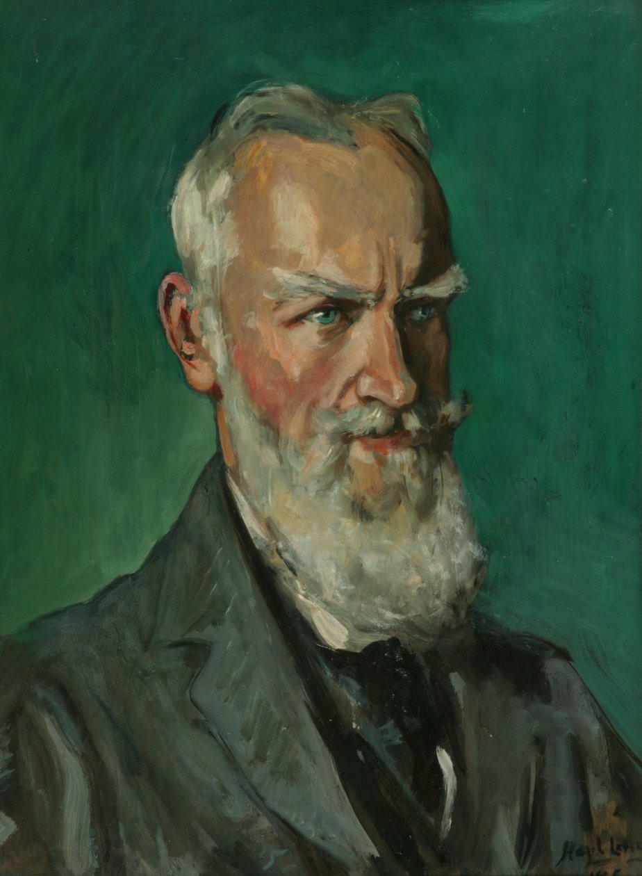 George Bernard Shaw od Lady Hazel Lavery