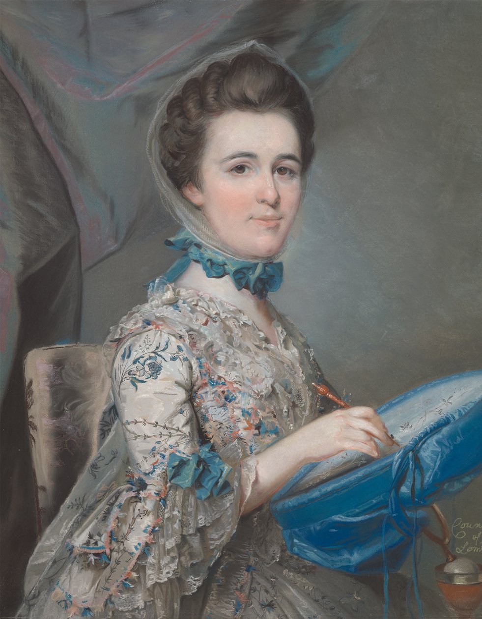 Autoportrét od Lady Mary Lowther