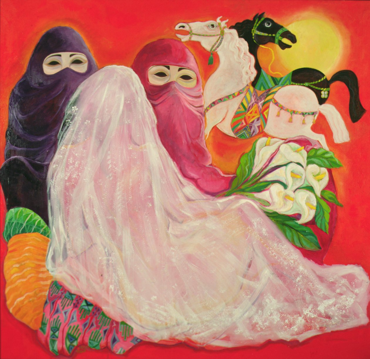 Pouštní nevěsta od Laila (Contemporary Artist) Shawa