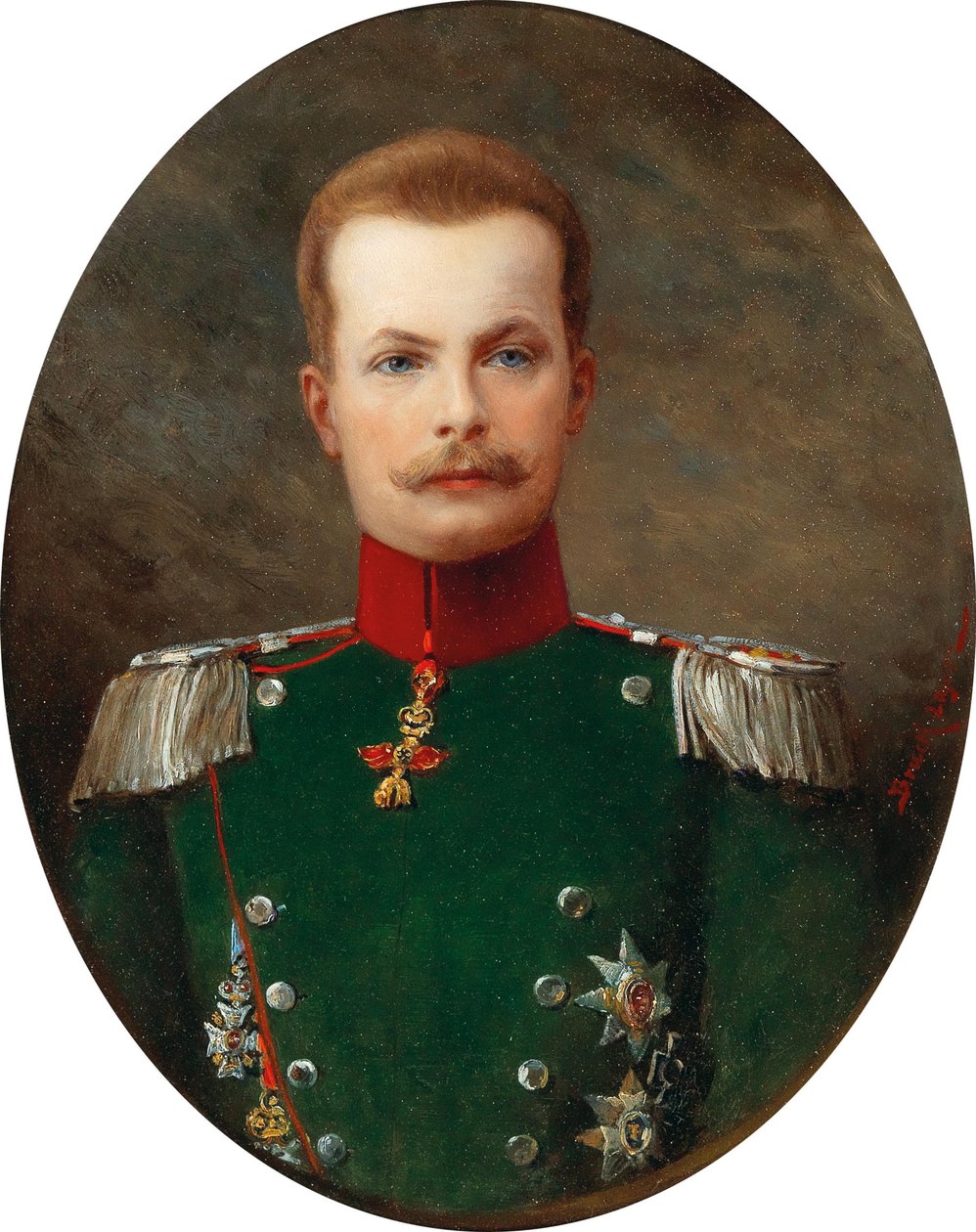 Portrét vévody Maxmiliána Emanuela v Bavorsku 1849-1893. od Lajos Bruck
