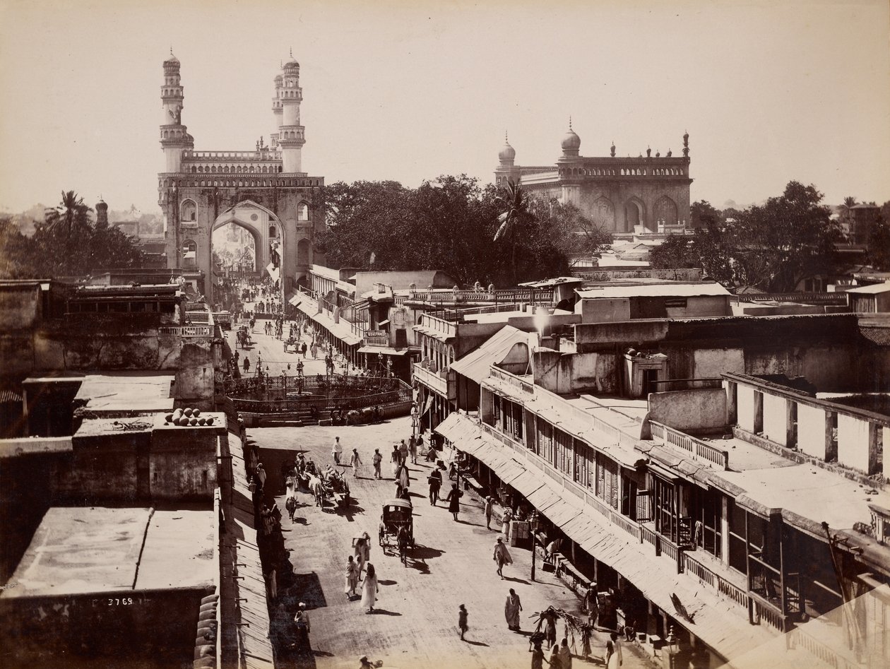 Principal Street, Hajdarábád od Lala Deen Dayal