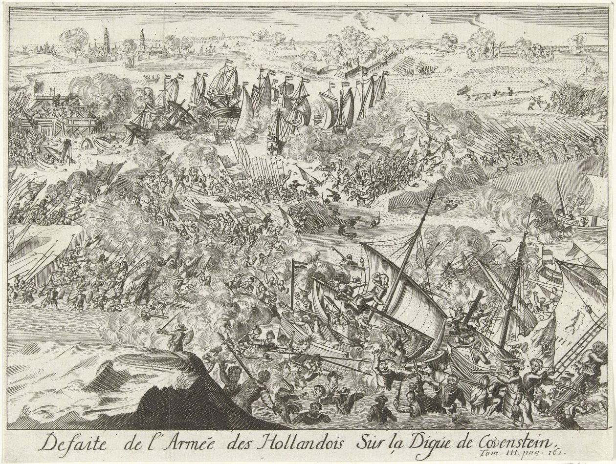 Bitva o hráz Kauwenstein, 1585 Defaite de l