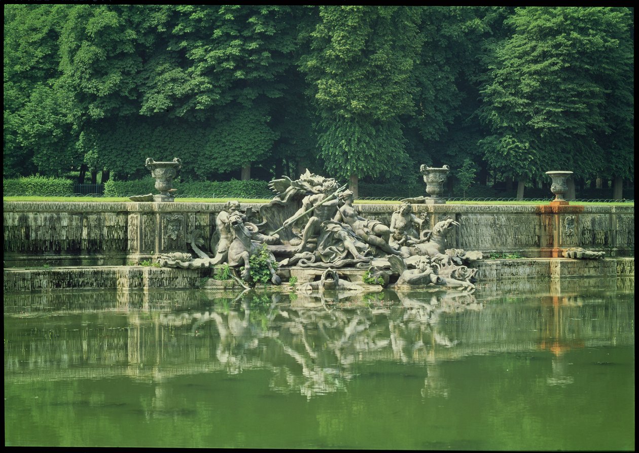 Triumf Neptuna a Amfitrity, hlavní skupina Neptunovy fontány, 1740 od Lambert Sigisbert Adam