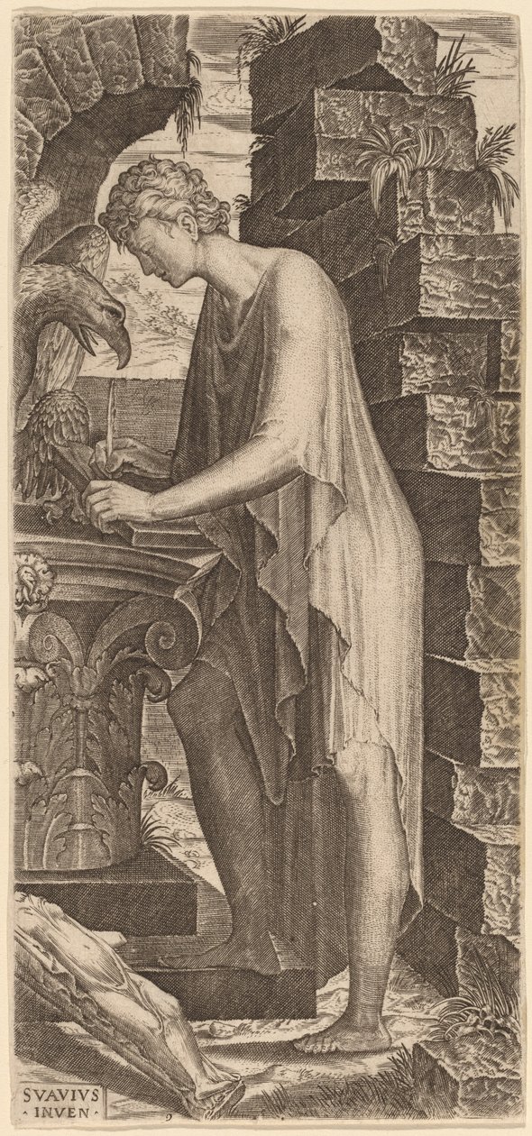 Svatý Jan Evangelista od Lambert Suavius