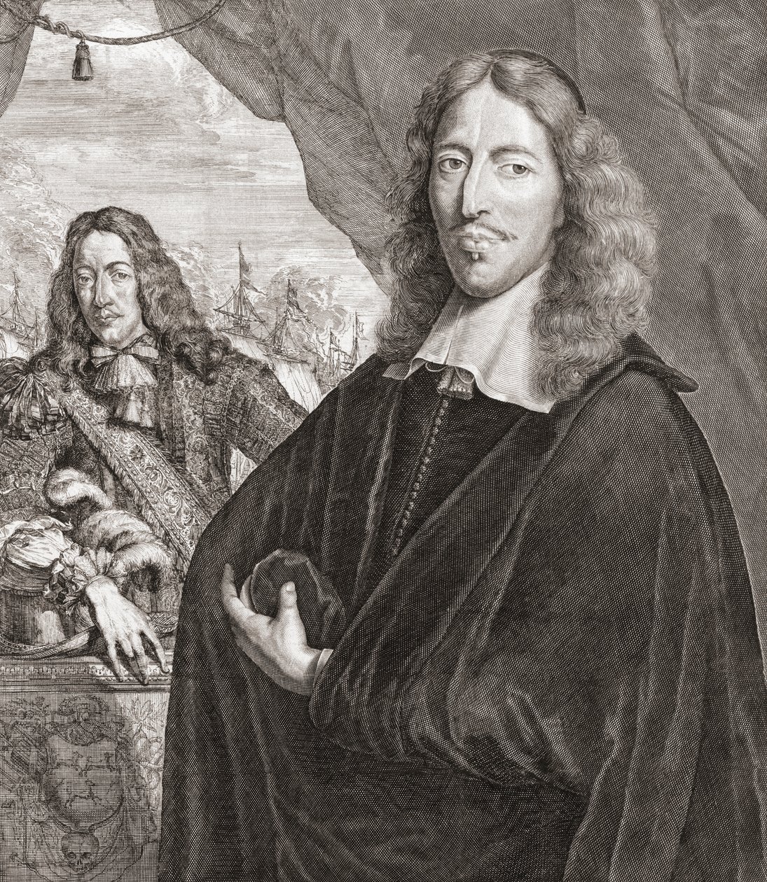 Johan de Witt aka Jan de Witt (vpravo) a jeho bratr Cornelis de Witt. od Lambert de Visscher