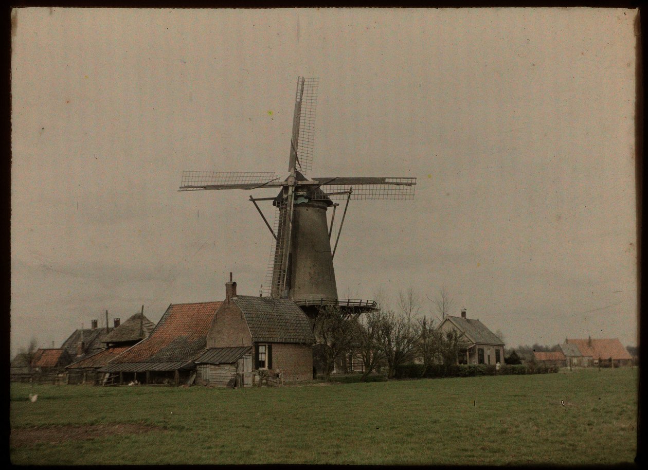 Větrný mlýn ve vesničce Het Klompje (nebo: De Klomp), Zeist, na Koppeldijk od Lambertus Hendrik van Berk