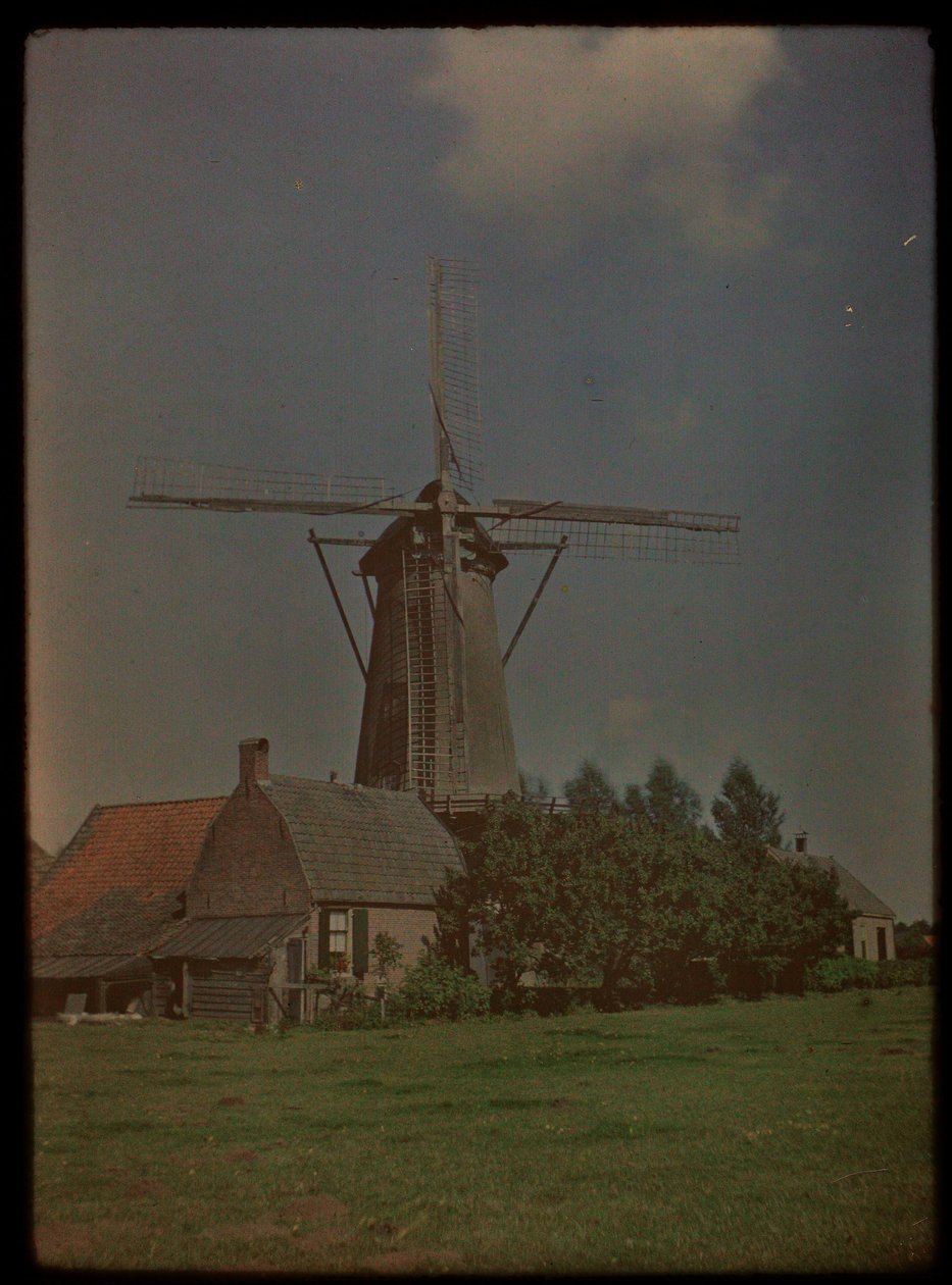 Větrný mlýn ve vesničce Het Klompje (nebo: De Klomp), Zeist, na Koppeldijk od Lambertus Hendrik van Berk