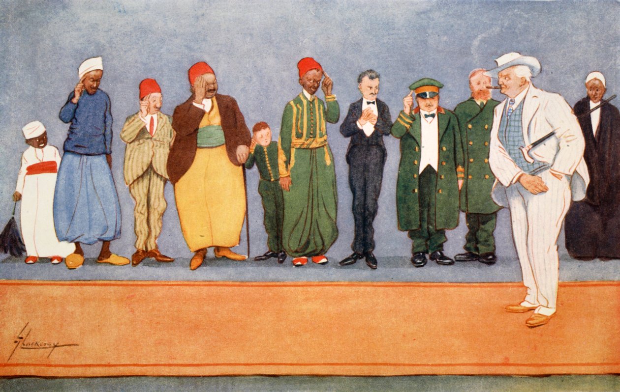 The Parting Guest, z "The Light Side of Egypt", 1908 od Lance Thackeray