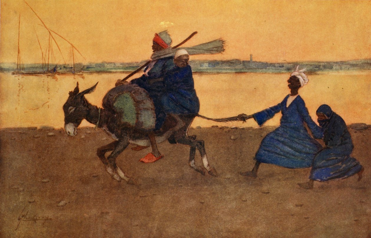 Hloupý zadek, z "The Light Side of Egypt", 1908 od Lance Thackeray