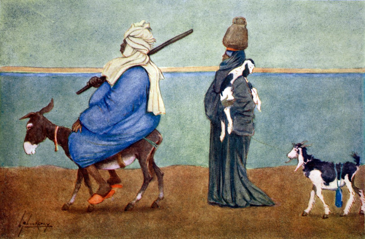 "A Nile Sky Line", 1908. od Lance Thackeray