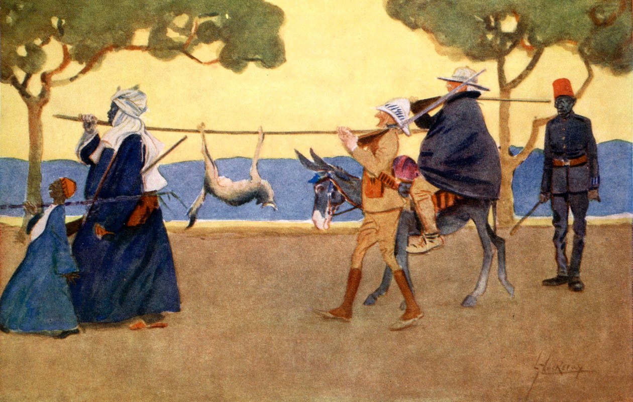 "Lovci velkých zvěře", 1908. od Lance Thackeray