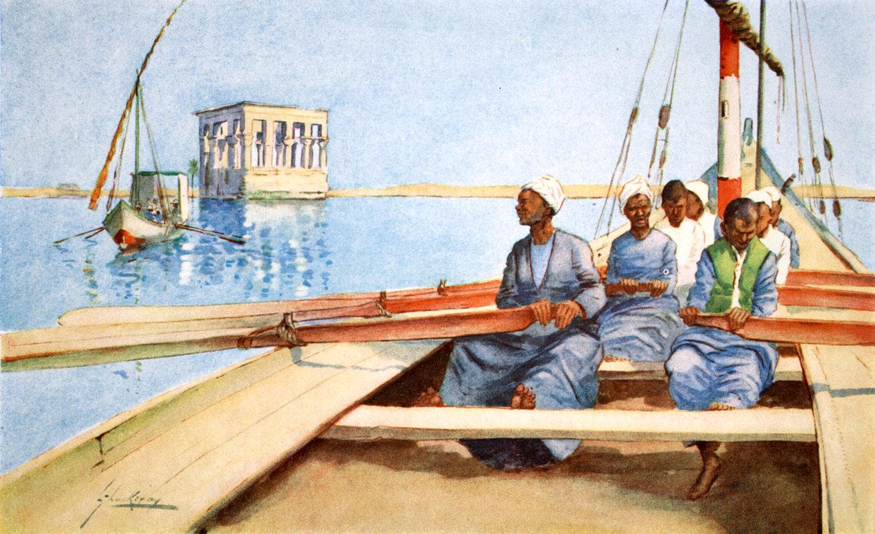 „Do Philae na Feluce“, 1908 od Lance Thackeray