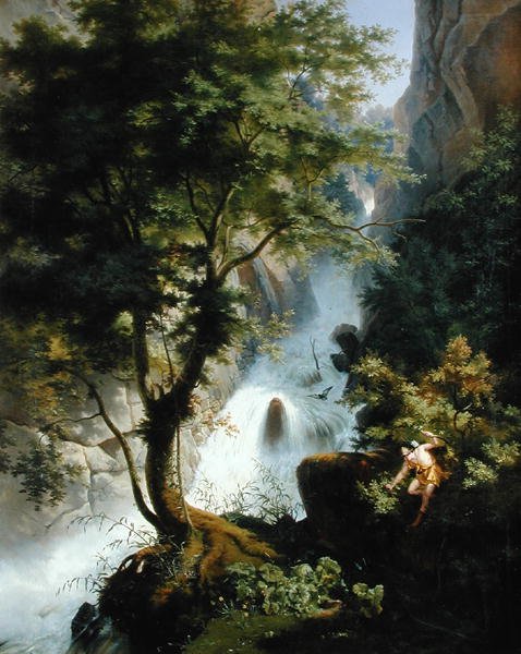 Lovec v Apeninách, 1822 od Lancelot Théodore Turpin de Crissé de Crissé