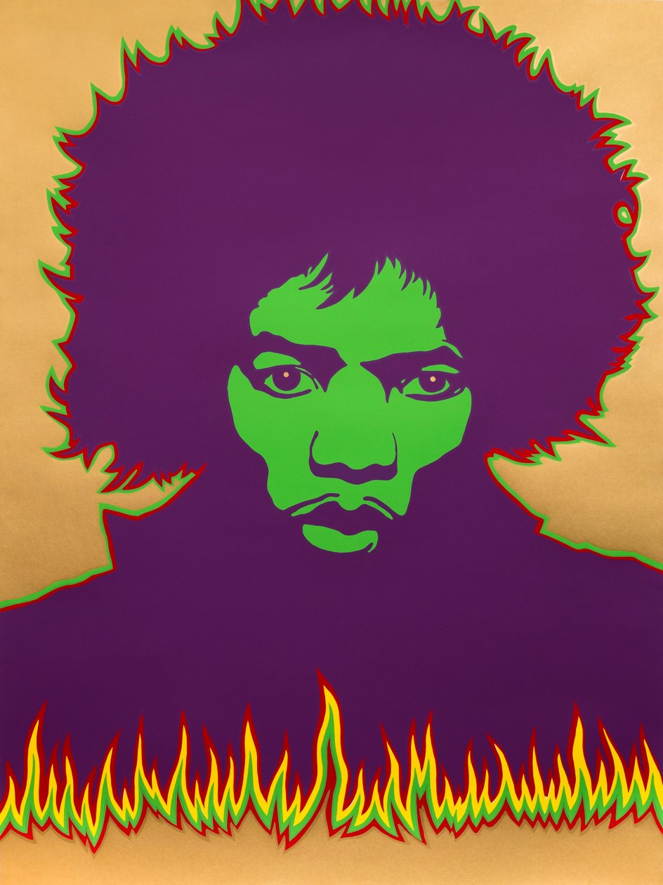 Hendrix - Oheň, 1967 od Larry Smart