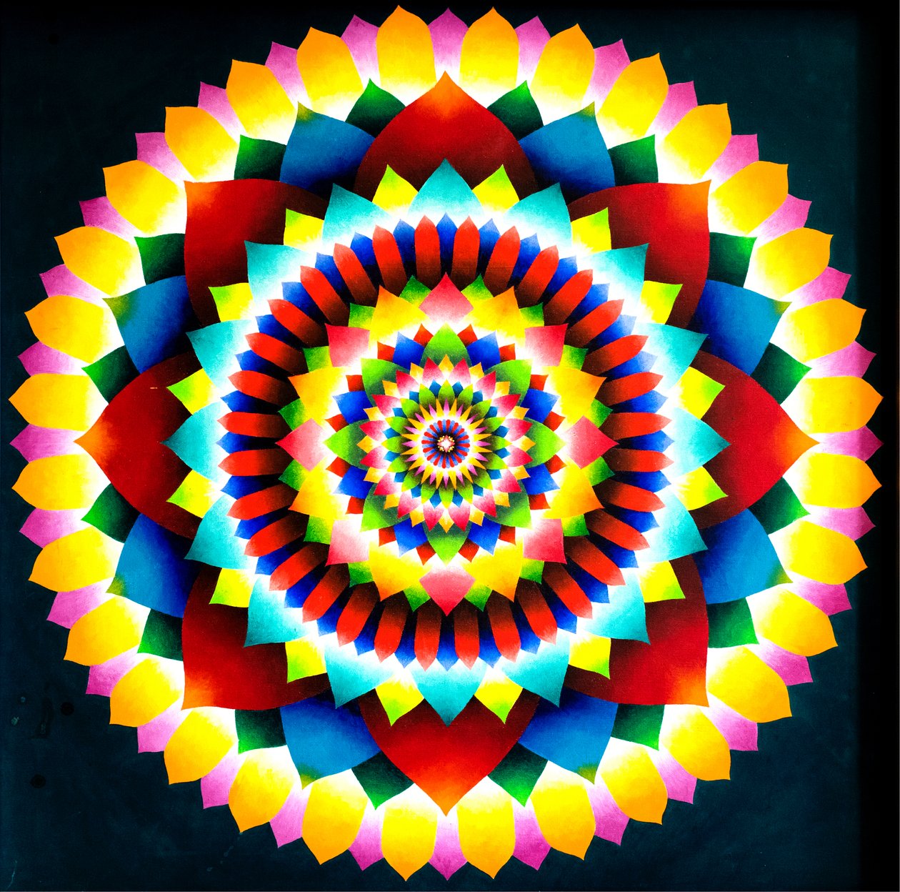 Psychedelická mandala, 1969 od Larry Smart
