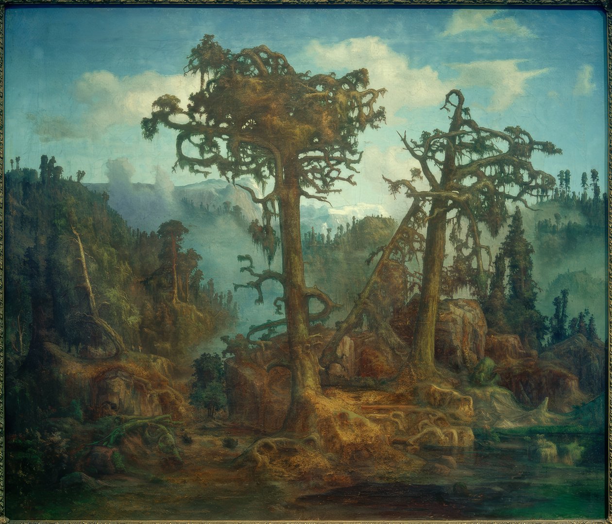 L.Hertervig, Old Pines od Lars Hertervig