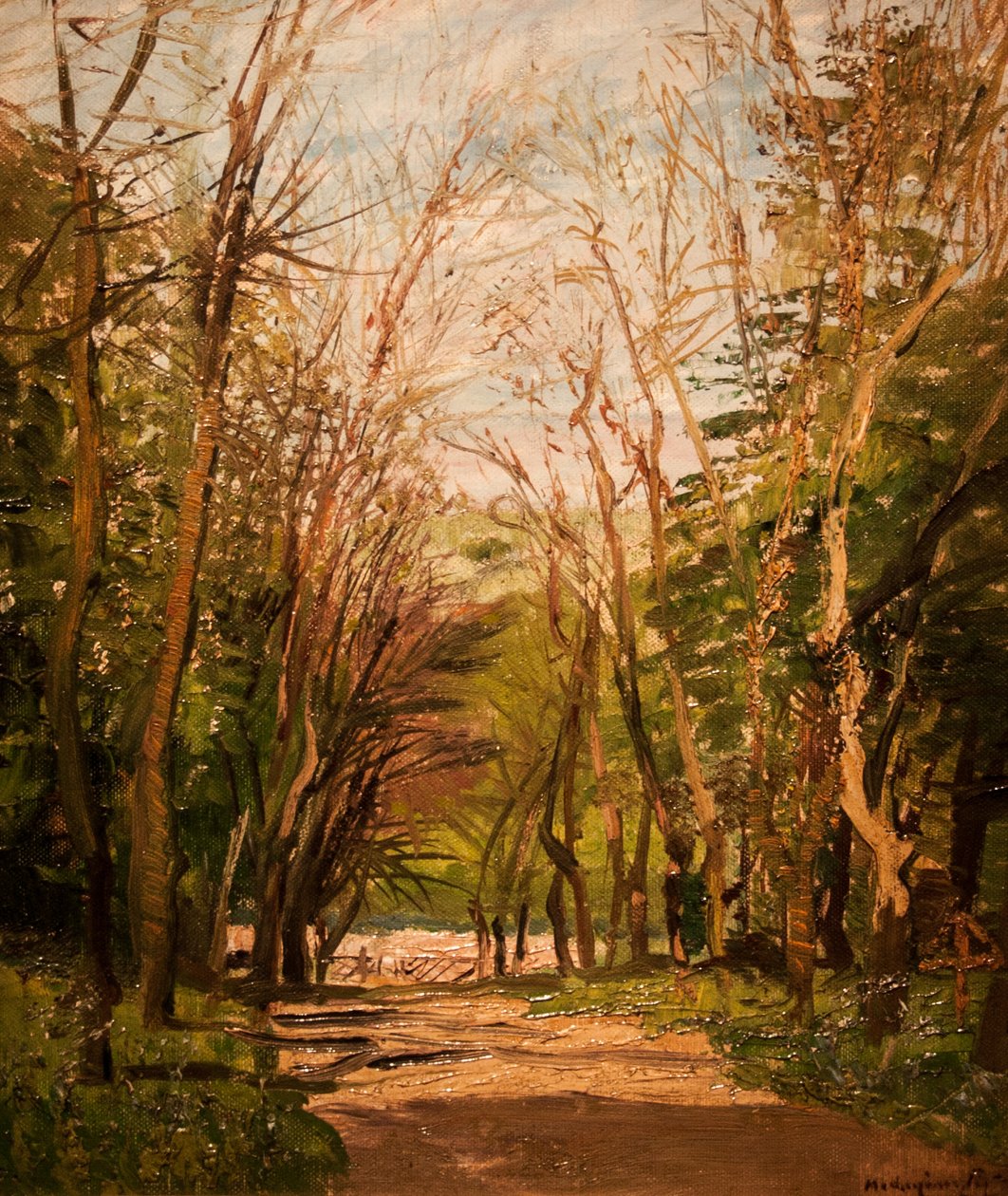 Angličtina: Forest_Roadn od Laszlo Mednyanszky