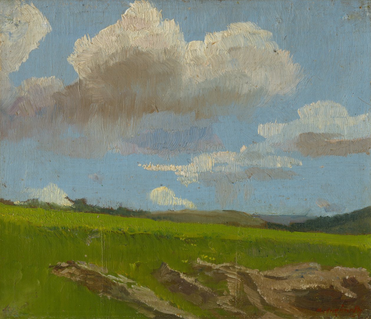 Krajina s mraky, 1890-1910 od Laszlo Mednyanszky