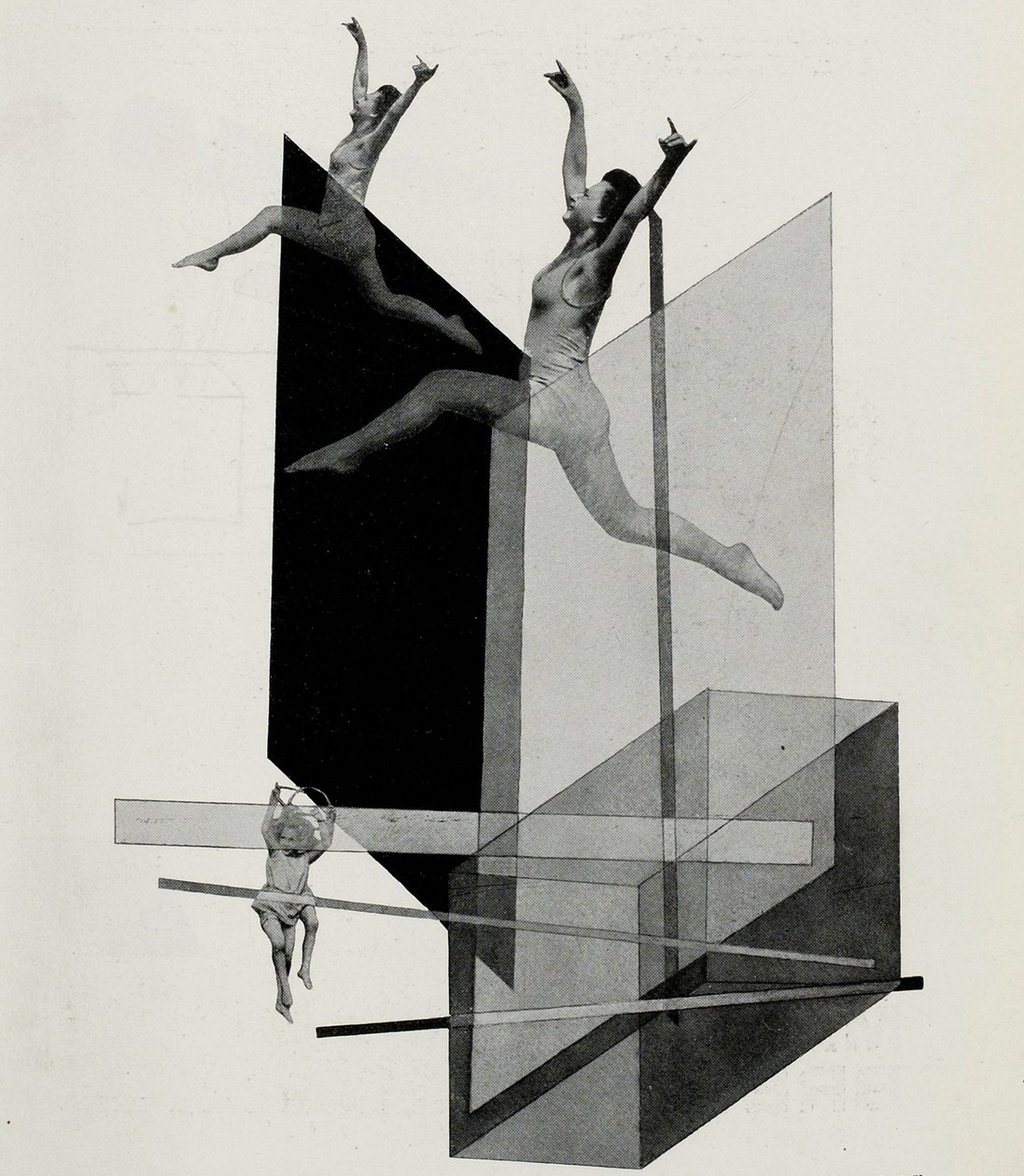Lidská mechanika Varieté. Z jeviště v Bauhaus Die Bühne im Bauhaus, 1925. od Laszlo Moholy Nagy