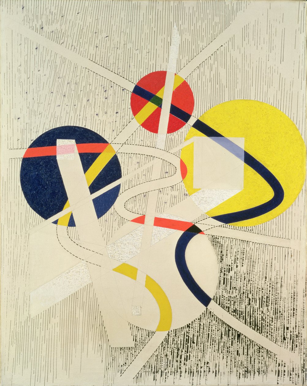 Jaderný prostor, 1946 od Laszlo Moholy Nagy